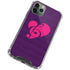Purple Musical Notes iPhone 12 Pro Clear Case