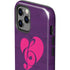 Purple Musical Notes iPhone 12 Pro Max Impact Case