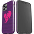 Purple Musical Notes iPhone 12 Pro Max Impact Case