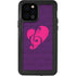 Purple Musical Notes iPhone 12 Pro Waterproof Case