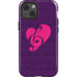 Purple Musical Notes iPhone 13 Impact Case