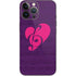 Purple Musical Notes iPhone 13 Pro Max Skin