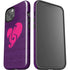Purple Musical Notes iPhone 15 Impact Case