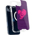 Purple Musical Notes iPhone 15 Plus MagSafe Case