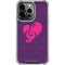 Purple Musical Notes iPhone 14 Pro Clear Case