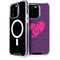 Purple Musical Notes iPhone 15 Pro MagSafe Case