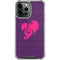 Purple Musical Notes iPhone 14 Pro Max Clear Case