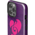 Purple Musical Notes iPhone 15 Pro Max Impact Case