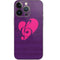 Purple Musical Notes iPhone 14 Pro Skin