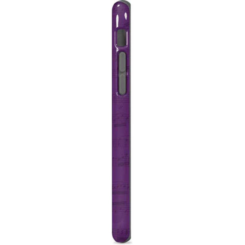 Purple Musical Notes iPhone 7 Pro Case