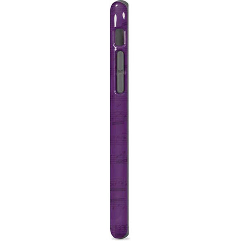 Purple Musical Notes iPhone 8 Pro Case