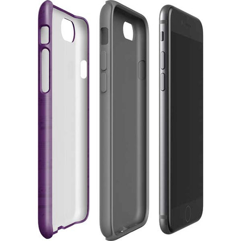 Purple Musical Notes iPhone SE (2nd & 3rd Gen) Pro Case