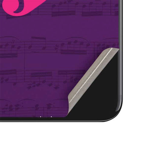 Purple Musical Notes iPhone SE (2nd & 3rd Gen) Skin