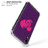 Purple Musical Notes iPhone XR Clear Case