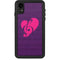 Purple Musical Notes iPhone XR Waterproof Case