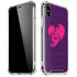 Purple Musical Notes iPhone XS Max Clear Case