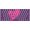Purple Musical Notes Magic Keyboard Skin