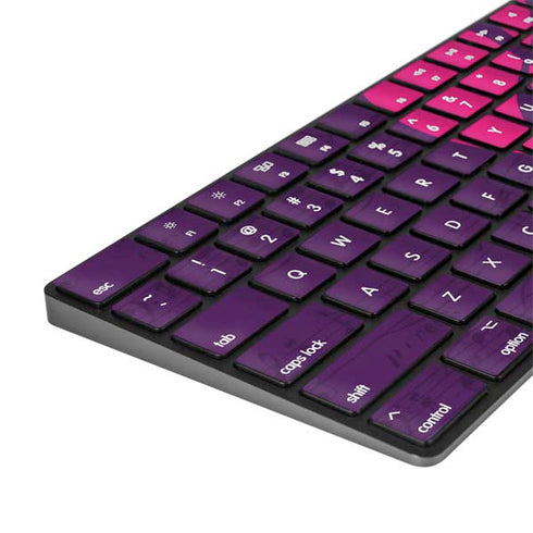 Purple Musical Notes Magic Keyboard with Numeric Keypad Skin