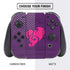 Purple Musical Notes Nintendo Switch Bundle Skin