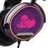 Purple Musical Notes SteelSeries Arctis 3 Skin