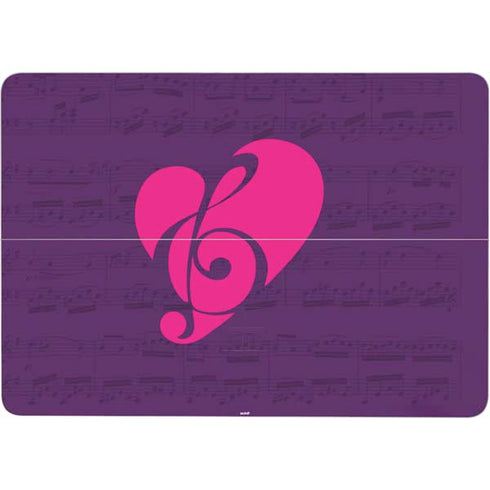Purple Musical Notes Surface Laptop Studio Skin