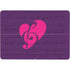Purple Musical Notes Surface Laptop Studio Skin