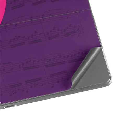 Purple Musical Notes Surface Pro 8 Skin