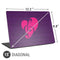 Purple Musical Notes Universal Laptop 15in (12.2 x 8.8in) Skin