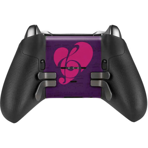Purple Musical Notes Xbox Elite Wireless Controller Series 2 Skin