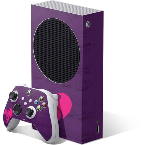 Purple Musical Notes Xbox Series S Skins