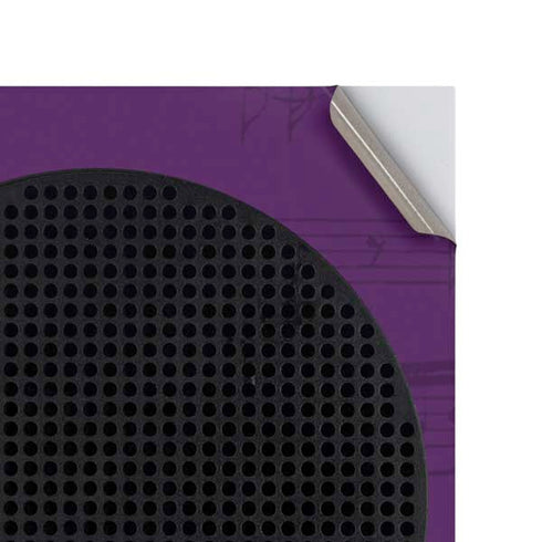 Purple Musical Notes Xbox Series S Console Skin