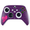 Purple Musical Notes Xbox Series S Controller Skin