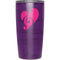 Purple Musical Notes Yeti 20oz Tumbler Skin