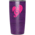 Purple Musical Notes Yeti 20oz Tumbler Skin