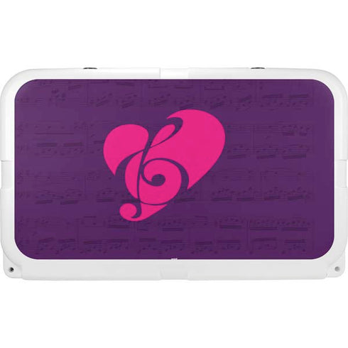 Purple Musical Notes YETI Tundra 45 Hard Cooler Skin
