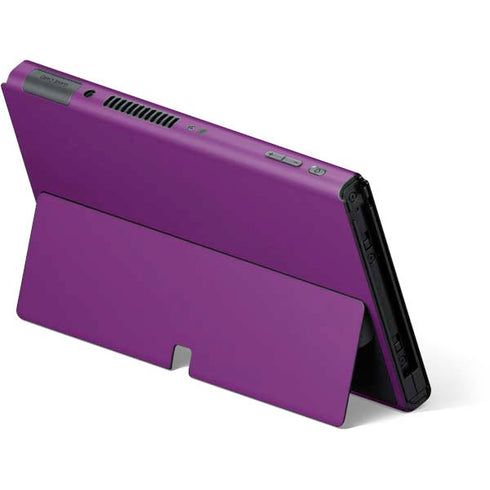 Purple Solid Nintendo Switch OLED (2021) Skin