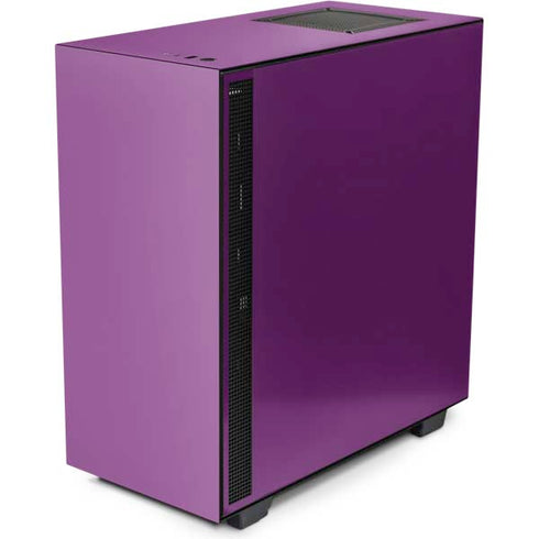 Purple Solid NZXT H510 Compact ATX Mid-Tower Case Skin