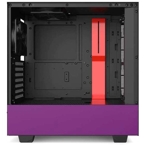 Purple Solid NZXT H510 Compact ATX Mid-Tower Case Skin