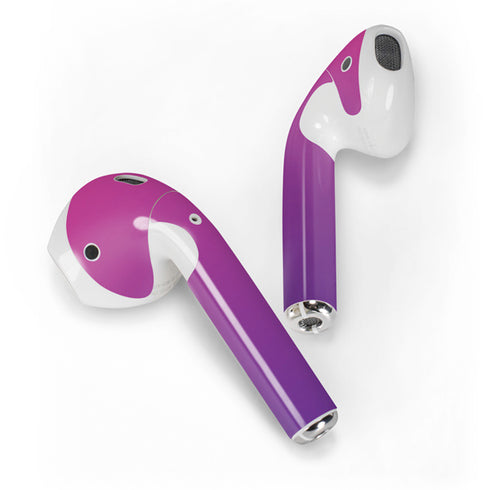 Purple Ombre Apple AirPods 2 Skin