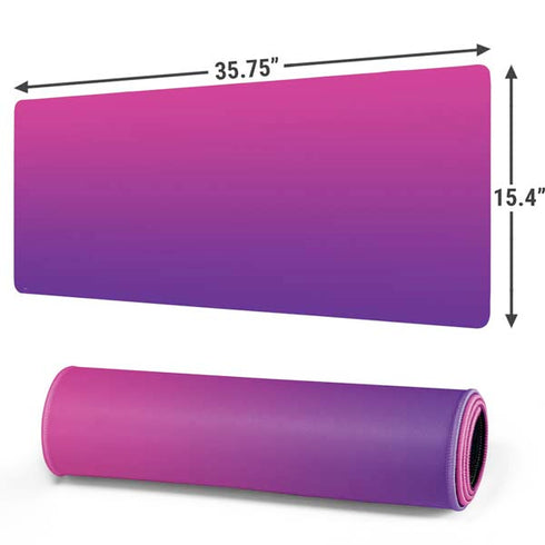 Purple Ombre Gaming Mouse Pad