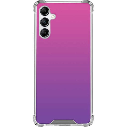 Purple Ombre Galaxy A15 5G Clear Case