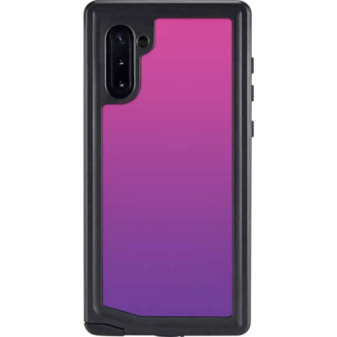 Purple Ombre Galaxy Note 10 Waterproof Case