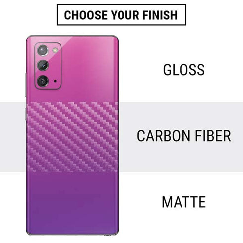 Purple Ombre Galaxy Note20 5G Skin