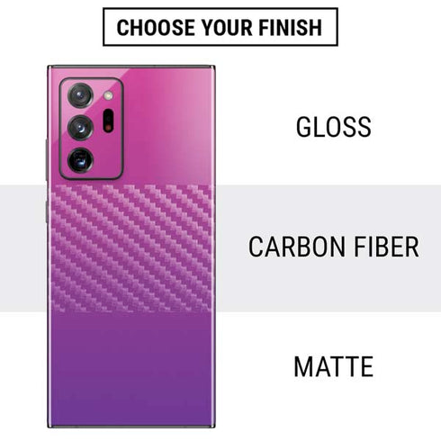 Purple Ombre Galaxy Note20 Ultra 5G Skin