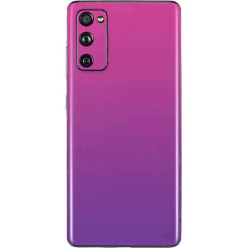 Purple Ombre Galaxy S20 Fan Edition Skin