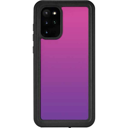 Purple Ombre Galaxy S20 Plus Waterproof Case