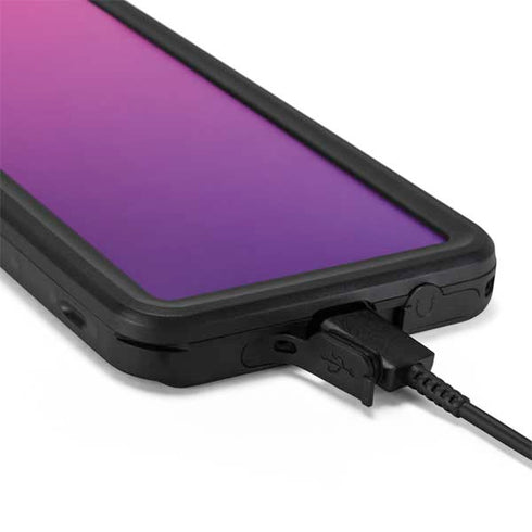 Purple Ombre Galaxy S20 Plus Waterproof Case