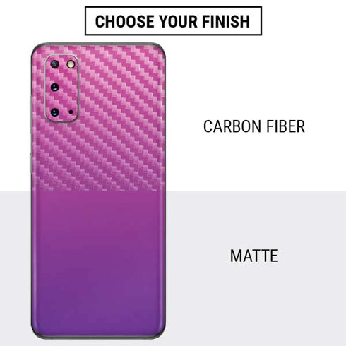 Purple Ombre Galaxy S20 Skin