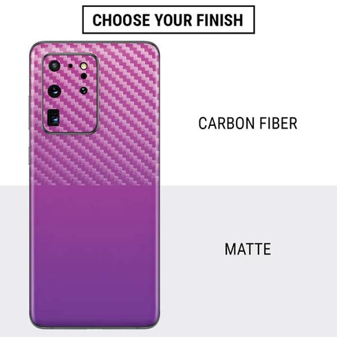 Purple Ombre Galaxy S20 Ultra 5G Skin