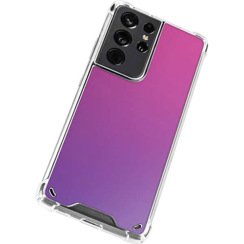 Purple Ombre Galaxy S21 Ultra 5G Clear Case